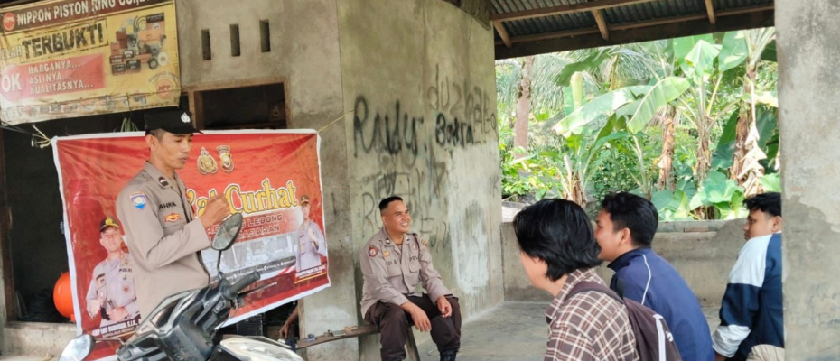 Polsek Padang Ulak Tanding Gelar Jumat Curhat, Meningkatkan Keamanan dan Kedekatan dengan Warga