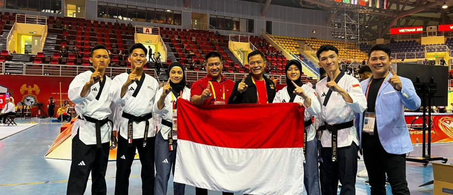 Tim Taekwondo Polri Sabet 7 Emas di Kejuaraan Terbuka Quang Ninh Vietnam