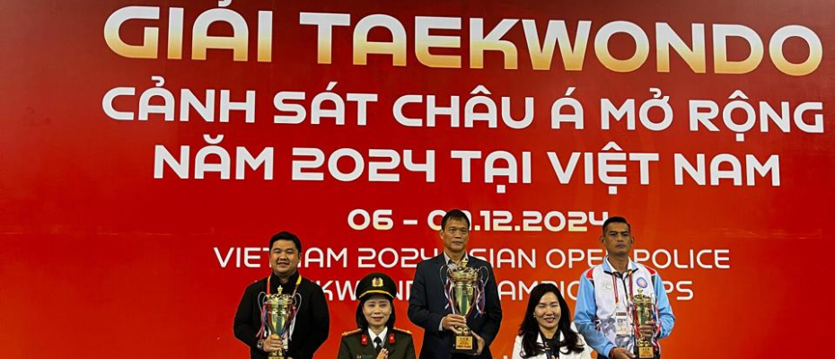 Tim Garuda Bhayangkara Presisi Juara Umum ke-2 di Ajang Taekwondo Polisi Terbuka Vietnam