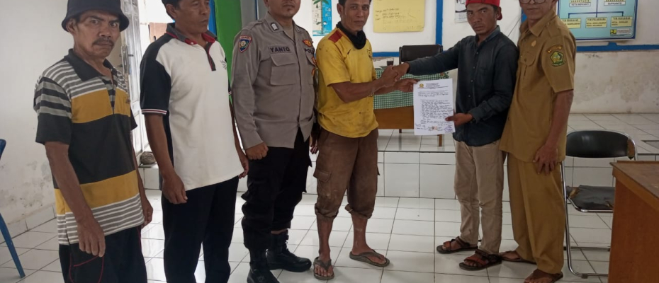 Problem Solving, Bhabinkamtibmas Polsek Lebong Selatan Mediasi Perselisihan Warga