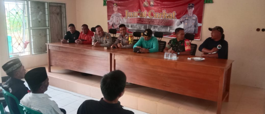 Jumat Curhat Polsek Bermani Ulu: Membangun Keamanan dan Kedekatan dengan Masyarakat