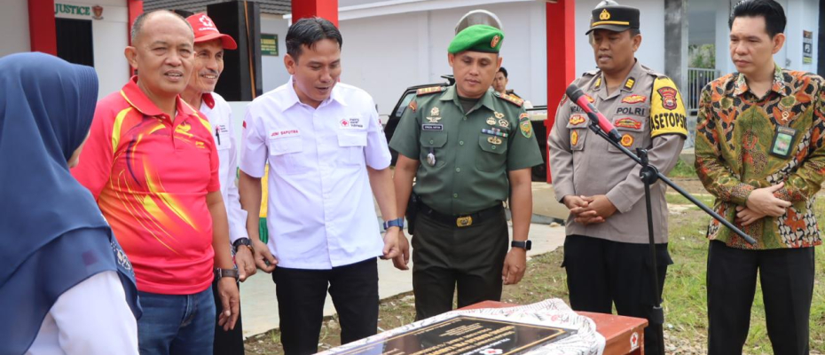 Kabag SDM Polres Lebong Hadiri Peresmian Gedung PMI Lebong