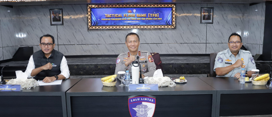 Matangkan Strategi Pengamanan Nataru, Jasa Raharja Hadiri Tactical Floor Game Bersama Enam Polda