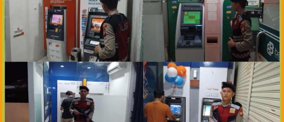 Patroli Pengecekan Objek Vital Sat Samapta Polres Kaur Pastikan Keamanan di ATM dan Bank
