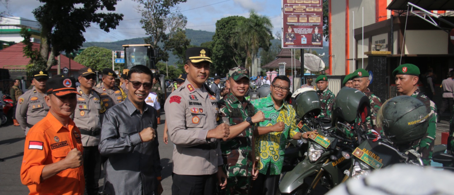 Polres Rejang Lebong Gelar Apel Operasi Lilin Nala 2024, Pastikan Keamanan Natal dan Tahun Baru