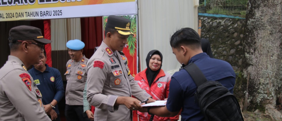 Kapolres Rejang Lebong Tinjau Poskotis Operasi Lilin Nala 2024