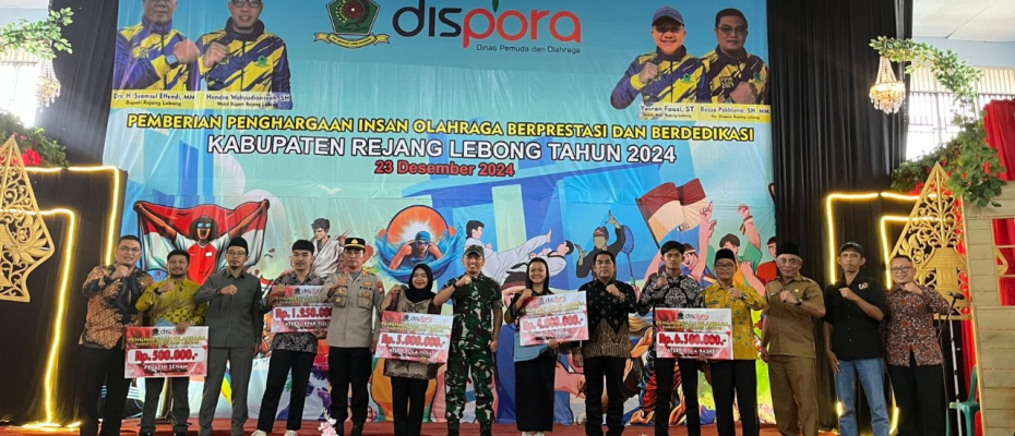 Kasat Binmas Polres Rejang Lebong Hadiri Pemberian Penghargaan Insan Olahraga 2024