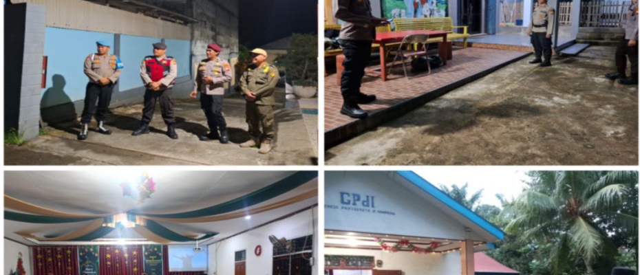 Polres Bengkulu Selatan Pastikan Keamanan Ibadah Natal dengan Penempatan Personil di Gereja-Gereja