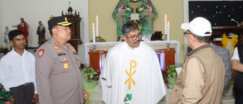 Kapolres Kepahiang dan Forkopimda Pantau Keamanan Malam Natal 2024