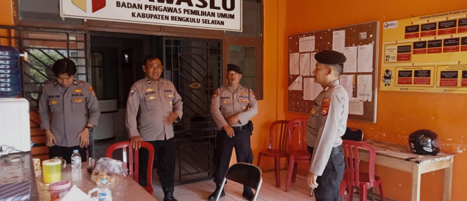Satgas II Preventif Operasi Mantap Praja Nala 2024 Laksanakan Patroli Cooling System di KPU dan Gudang Logistik Bengkulu Selatan
