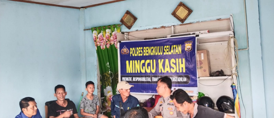 Sat Binmas Polres Bengkulu Selatan Gelar Minggu Kasih, Tanggapi Langsung Aspirasi Warga