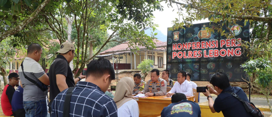 Polres Lebong Gelar Rilis Akhir Tahun