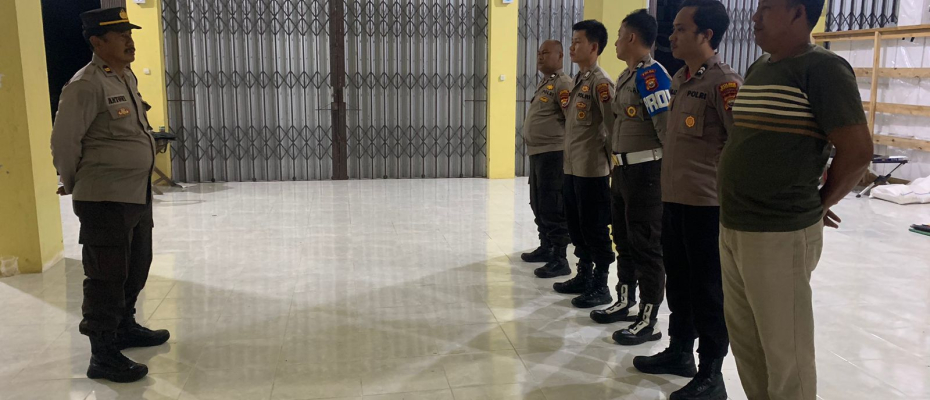 Polres Bengkulu Selatan Siagakan Personel PAM, Perketat Pengamanan Gudang Logistik KPU BS Selama 1x24 Jam