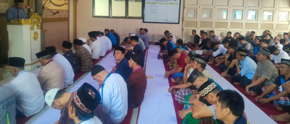 Warga Binaan :Lapas Curup Ramaikan Masjid 