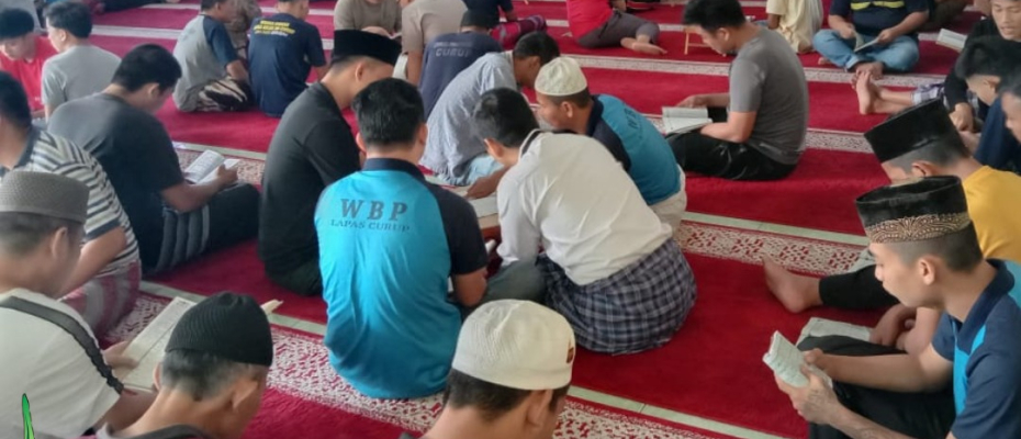 Warga Binaan Lapas Curup Ikuti Pembinaan Belajar Membaca Al Quran