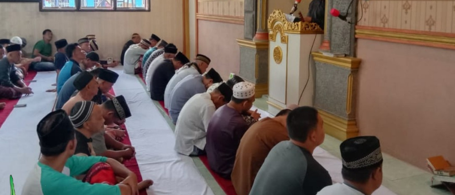 Masjid di Lapas Curup Diramaikan Warga Binaan Dengan Shalat Jumat Berjamaah