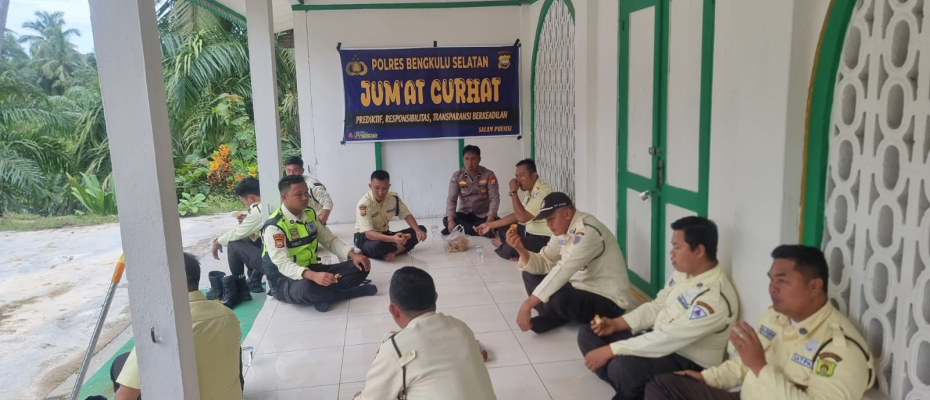 Sat Binmas Polres Bengkulu Selatan Gelar Jumat Curhat untuk Tampung Keluhan Warga