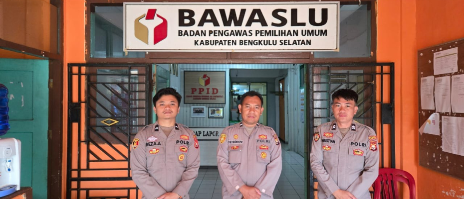 Polres Bengkulu Selatan Perketat Pengamanan Kantor Bawaslu Pasca Pilkada 2024
