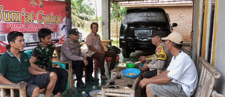Polsek Kotapadang Gelar Jumat Curhat dengan Warga Desa Lubuk Mumpo