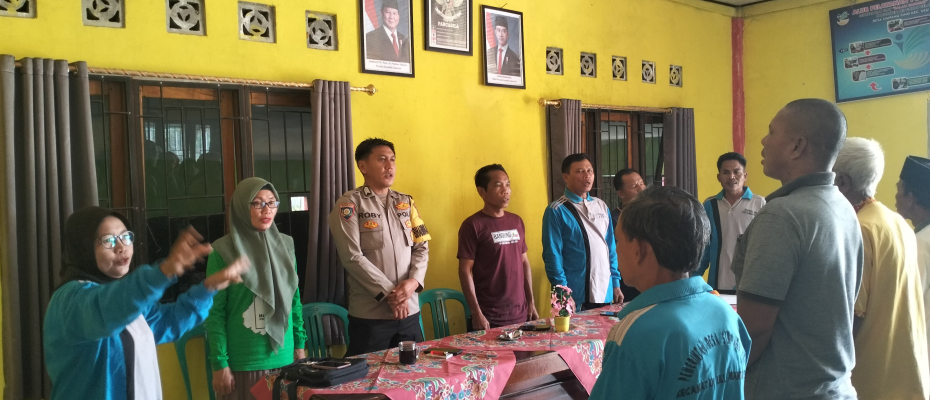 Bhabinkamtibmas Polsek Pino Hadiri Musyawarah Ketahanan Pangan di Desa Simpang Pino