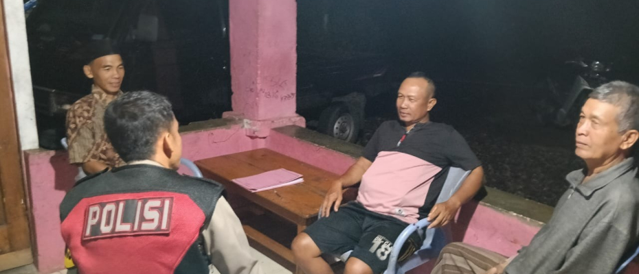 Polsek Talo Intensifkan Patroli Sambang Malam untuk Jaga Kamtibmas di Wilayah Hukum