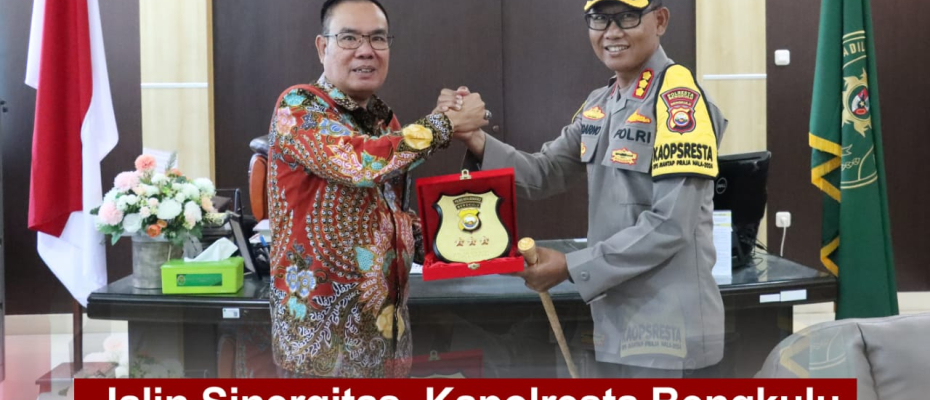 Jalin Sinergitas, Kapolresta Bengkulu Laksanakan Silaturahmi Dengan Kepala Pengadilan Negeri Bengkulu