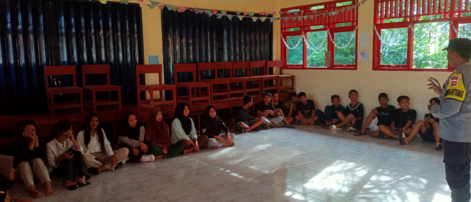 Polsek Kotapadang Gelar Sosialisasi Bahaya Kenakalan Remaja kepada Komunitas Remaja Kota Padang-SBI
