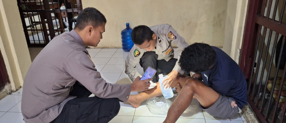 Polres Kepahiang Lakukan Pemeriksaan Kesehatan Rutin terhadap Tahanan di Rutan