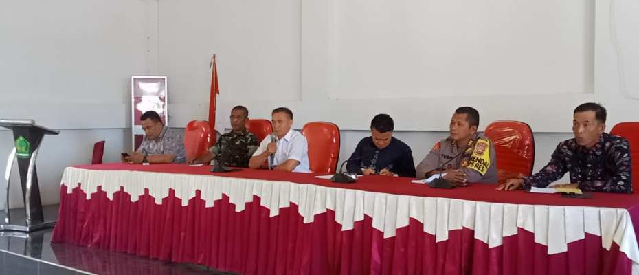 Kabag Ops Polres Lebong Hadiri Rapat Persiapan Penyambutan Bupati dan Wakil Bupati Lebong 2025-2030
