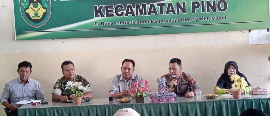 Polsek Pino Dukung Program Ketahanan Pangan Melalui Musyawarah Desa
