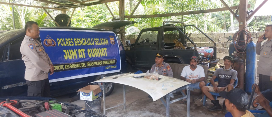 Polres Bengkulu Selatan dan Jajaran Gelar Kegiatan Jumat Curhat