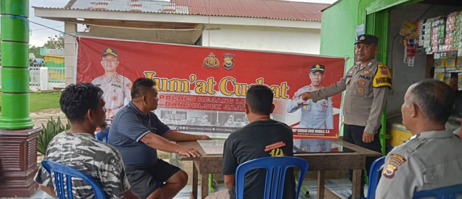 Polsek Kotapadang Gelar Kegiatan Jumat Curhat di Desa Durian Mas