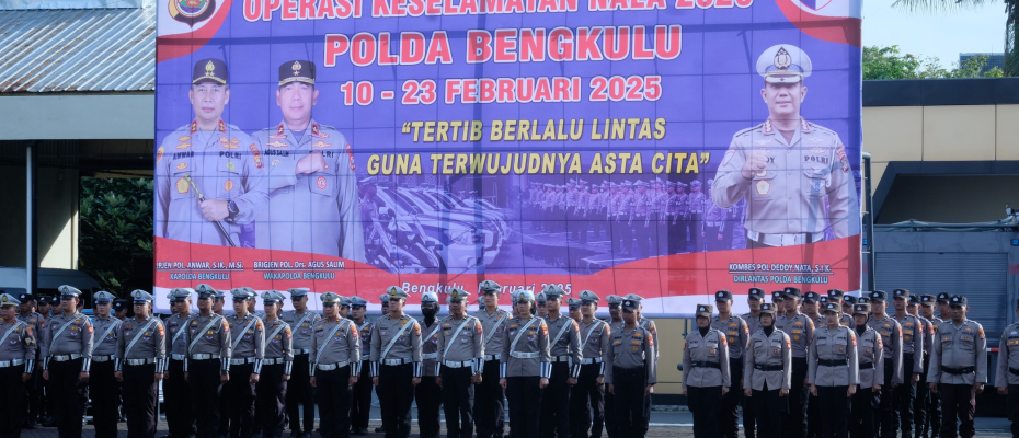 Jelang Bulan Ramadhan 2025, Polda Bengkulu Gelar Operasi Keselamatan Nala untuk Ketertiban Lalu Lintas