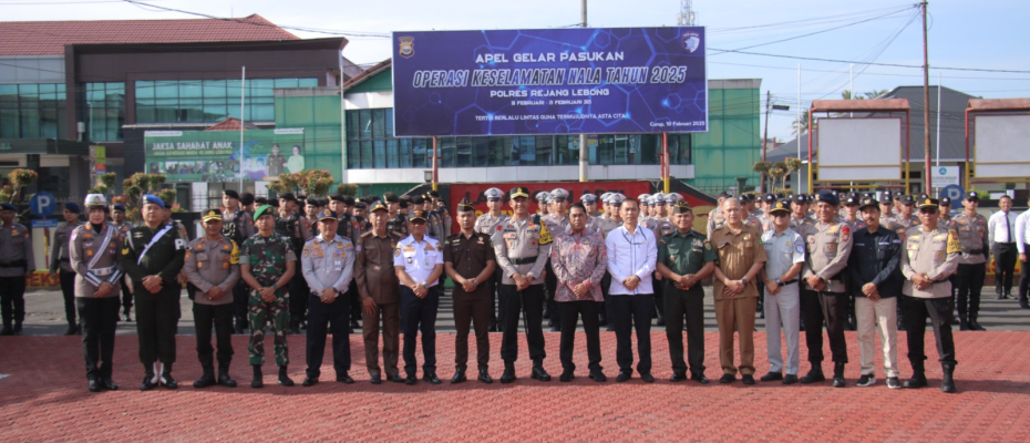 Polres Rejang Lebong Gelar Apel Pasukan Ops Keselamatan Nala 2025 untuk Tingkatkan Ketertiban Lalu Lintas