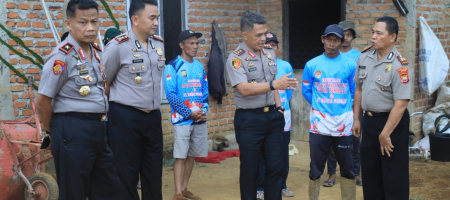 Kapolda Bengkulu Cek Demplot Varietas Sangga Sembalun di Lebong .